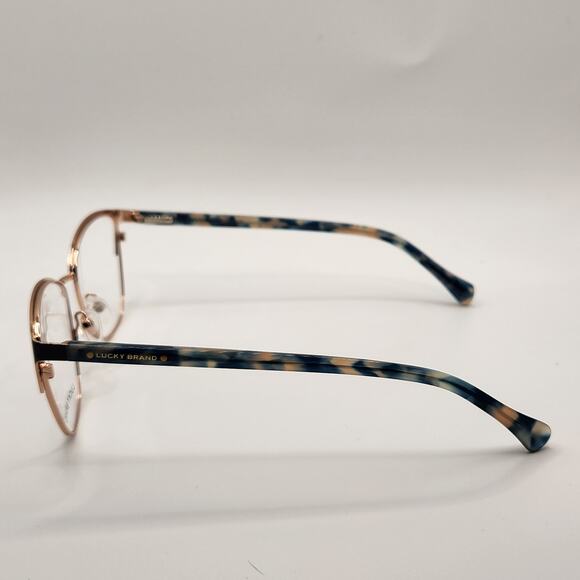 Lucky Brand VLBD128 Blush Teal Eyeglasses Frames Cat Eye Metal Full Rim main image 4